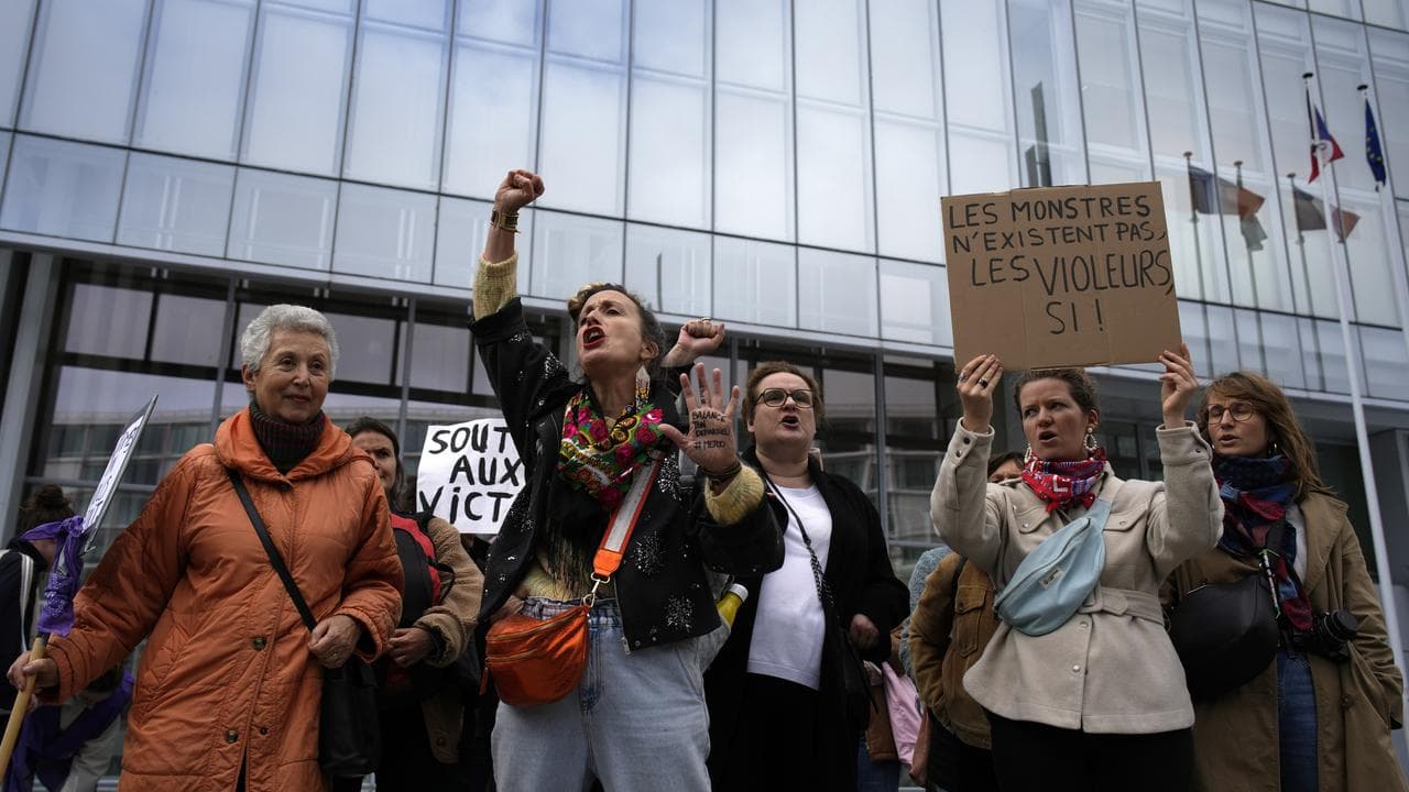 Protesters in Paris rally against sexual violence