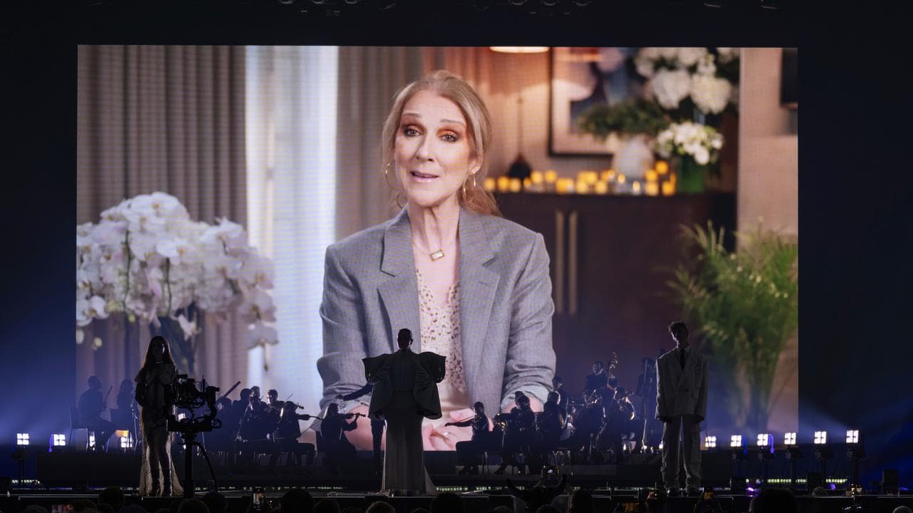 Video message from Celine Dion at Eurovision
