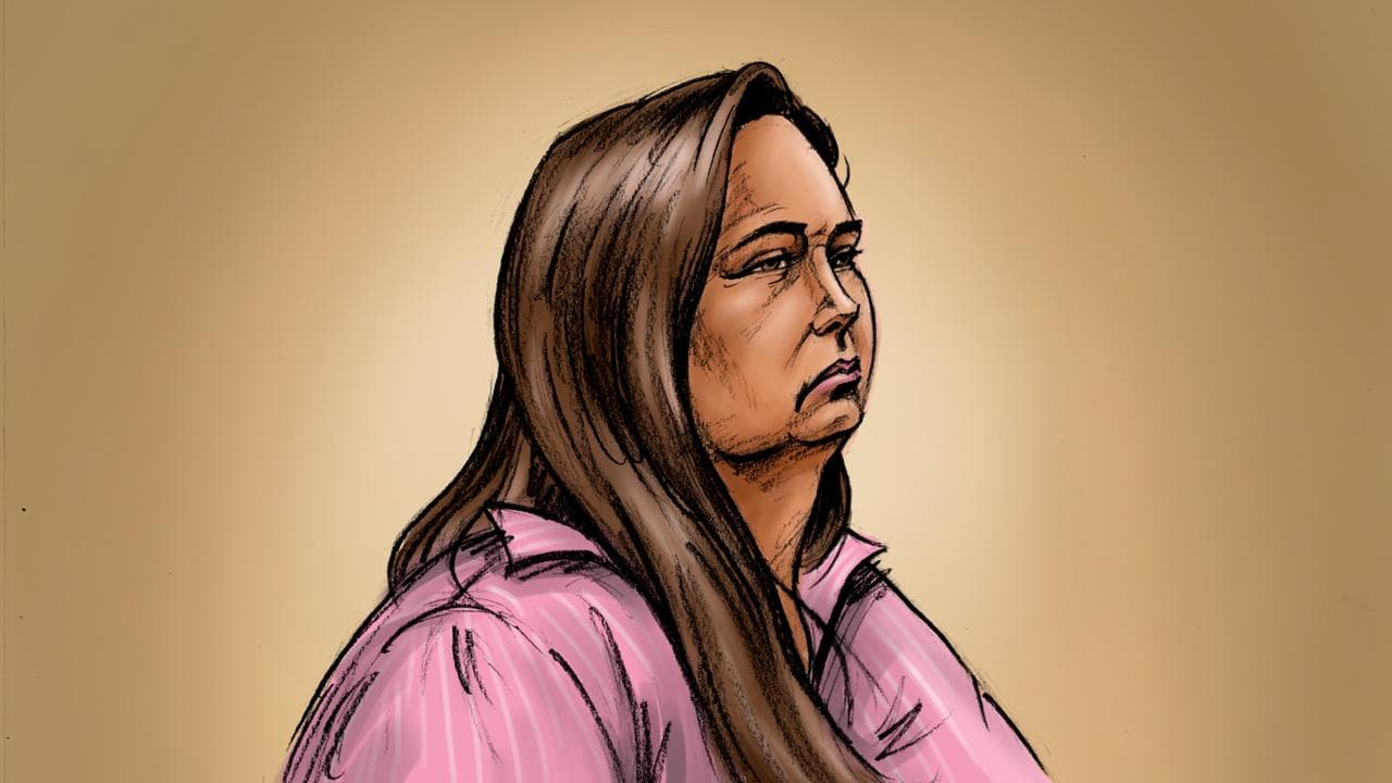 Erin Patterson court sketch (file)