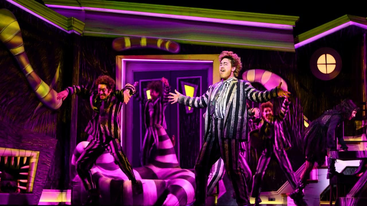 Cast of Beetlejuice the Musical perform