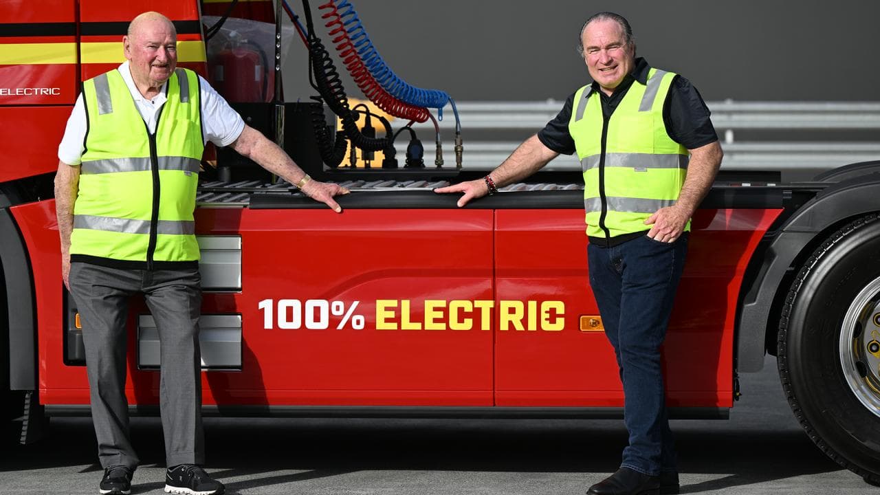 Lindsay Fox (left) and Peter Fox