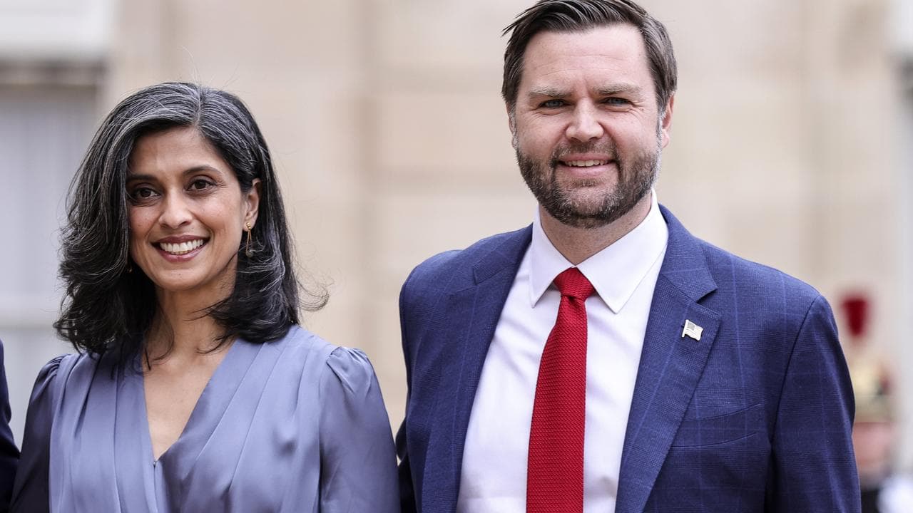 Usha Vance and JD Vance.