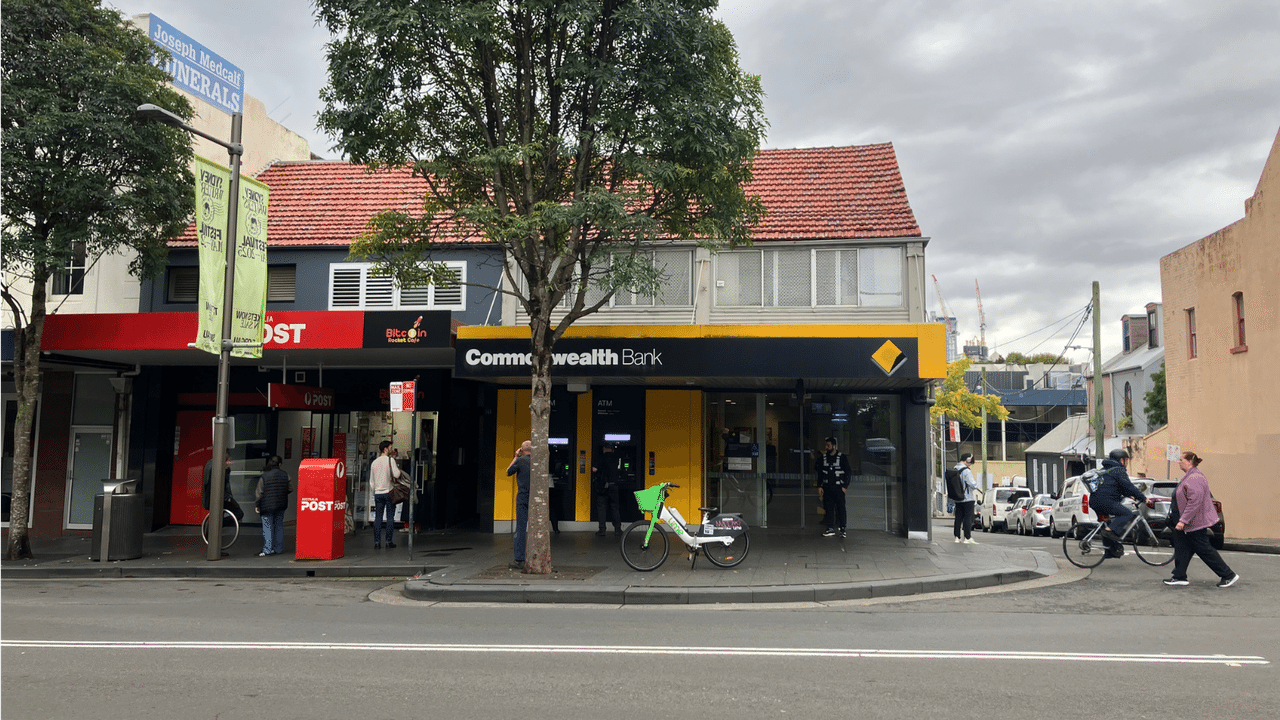 The Commonwealth Bank branch in Redfern.