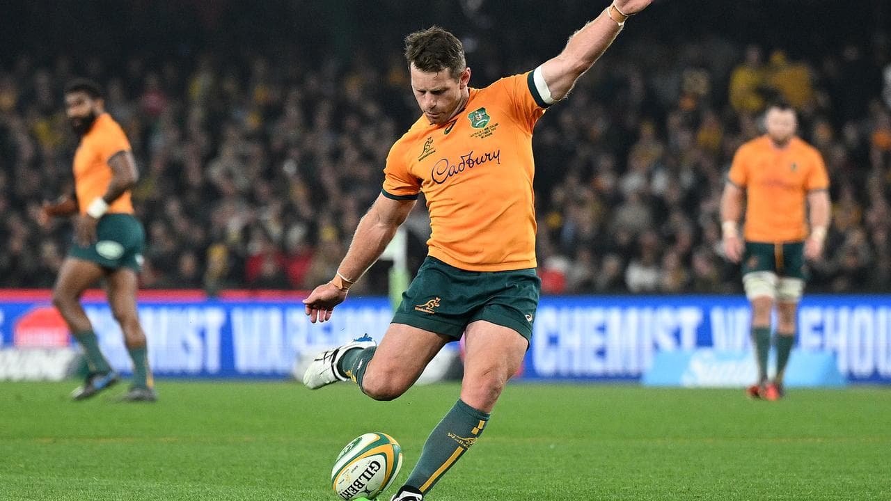 Bernard Foley's kicking accuracy.