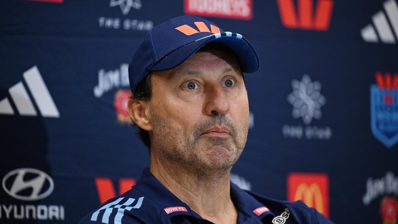 NSW Blues  coach Laurie Daley