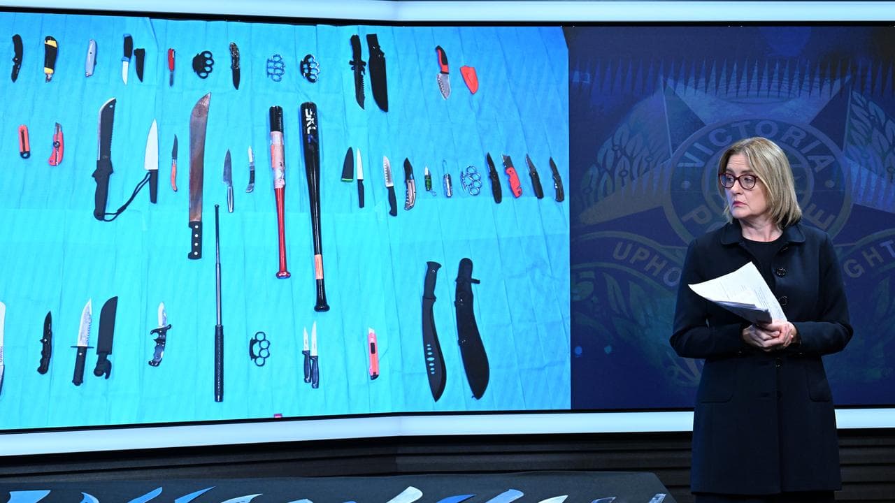 Victorian Premier Jacinta Allan announced a crackdown on machetes