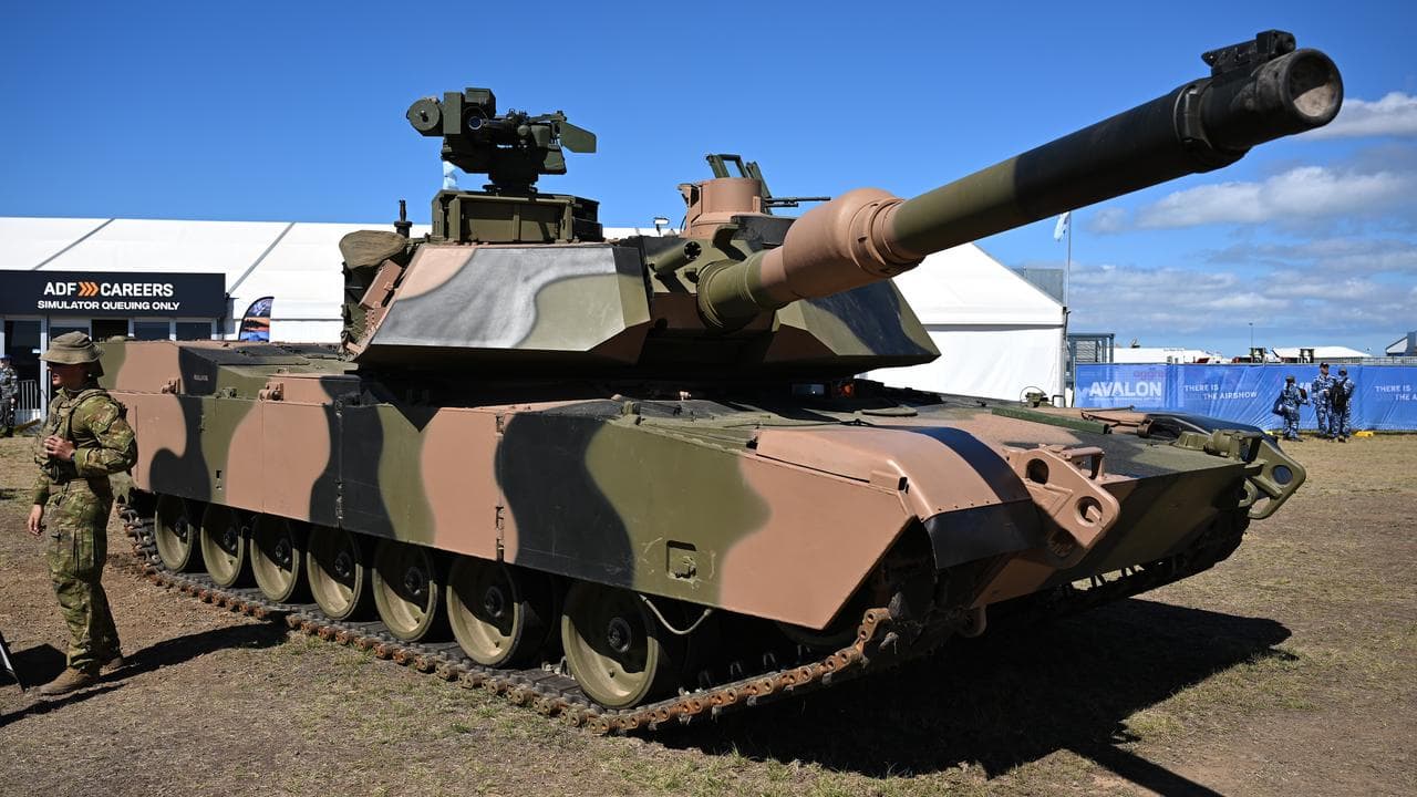 An Australian Army Abrams tank (file image)