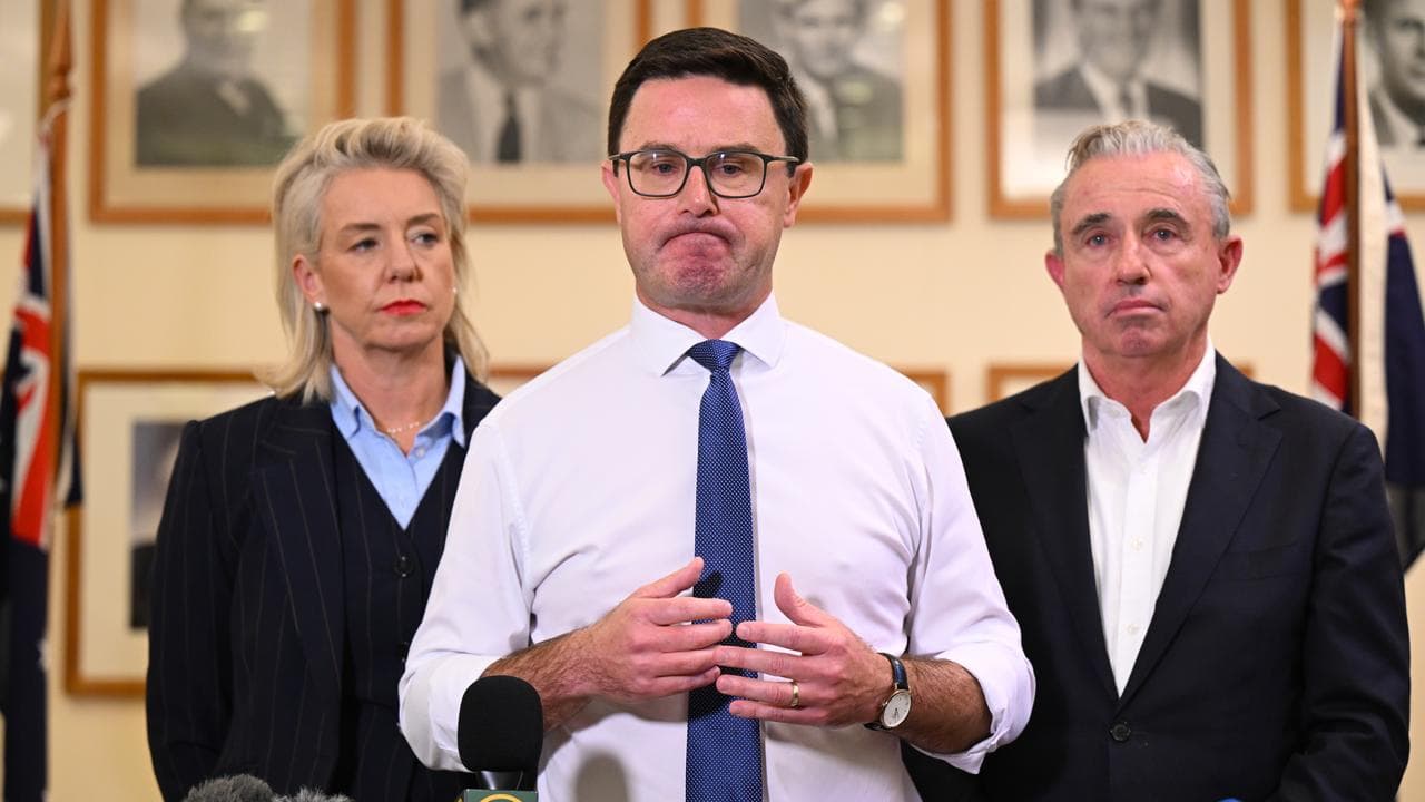 Bridget McKenzie, David Littleproud and Kevin Hogan