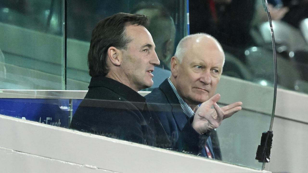 (L-R) Andrew Dillon and Richard Goyder.