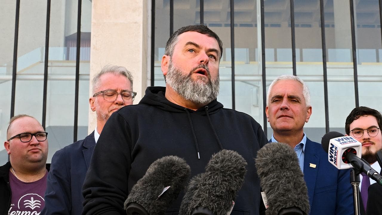 Former Qantas worker Damien Pollard (file)