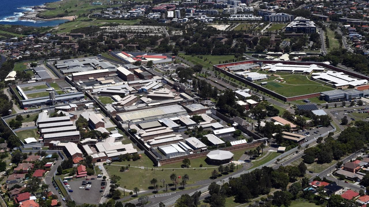 Aerial view of Long Bay prison in Sydney