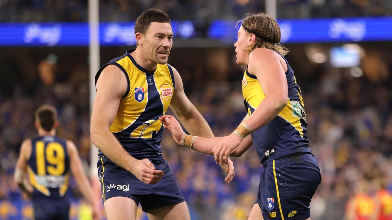 (L-R) Jeremy McGovern and Harley Reid.