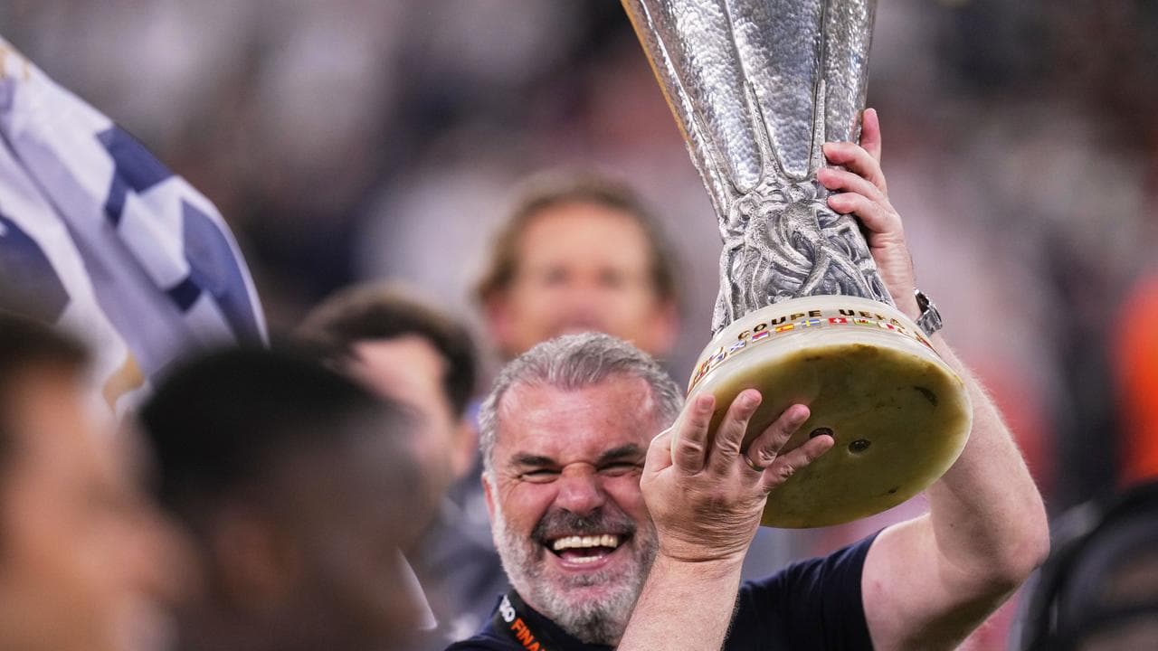 Tottenham's head coach Ange Postecoglou