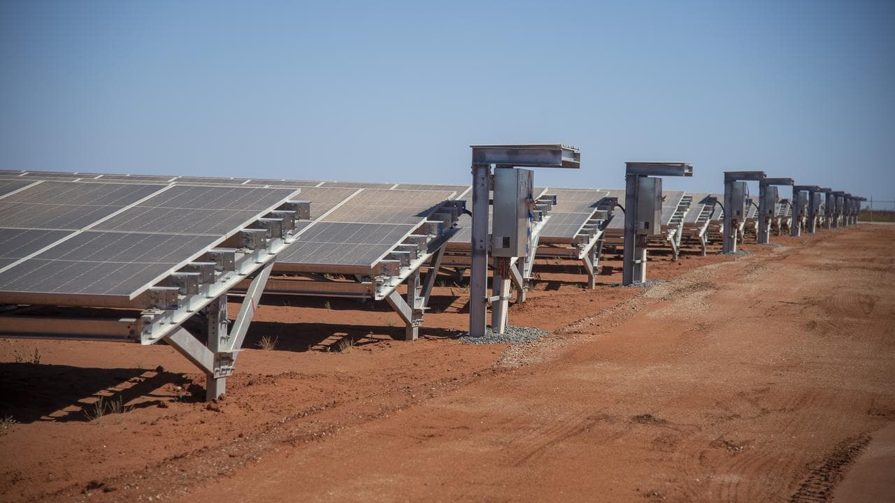 Solar panels in Western Australia