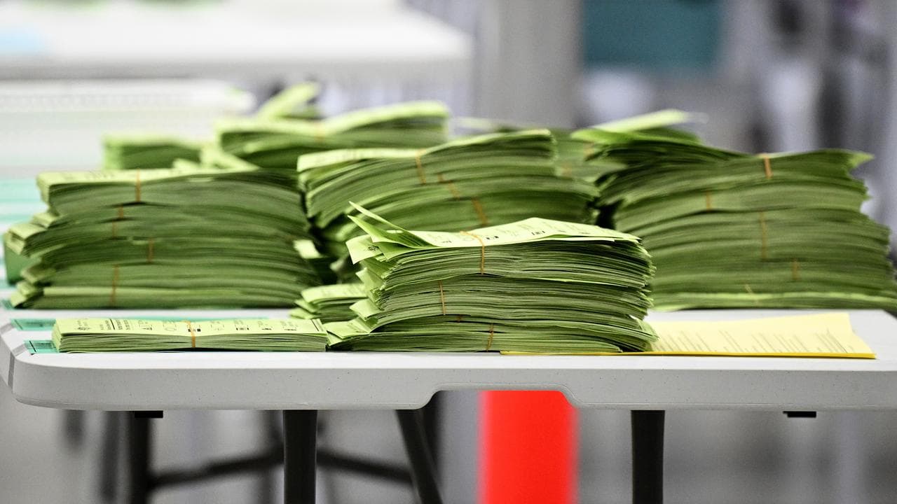 Bundles of ballots (file image)