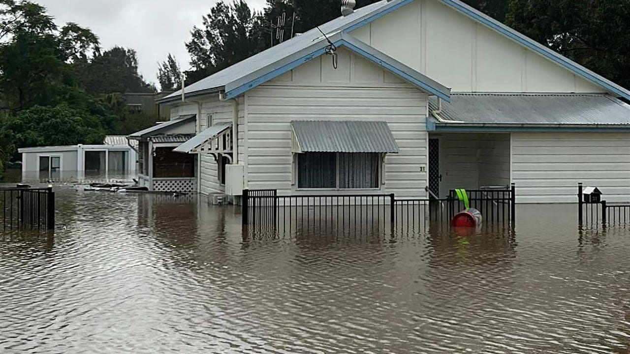 Flooded home in Taree