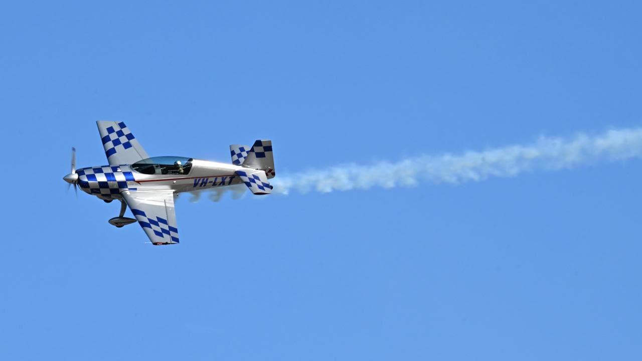 Emma McDonald in action during The Old Station Air Show in Raglan