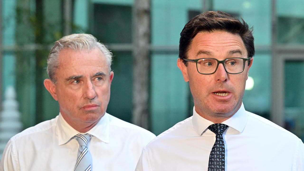 Kevin Hogan and David Littleproud (file image)