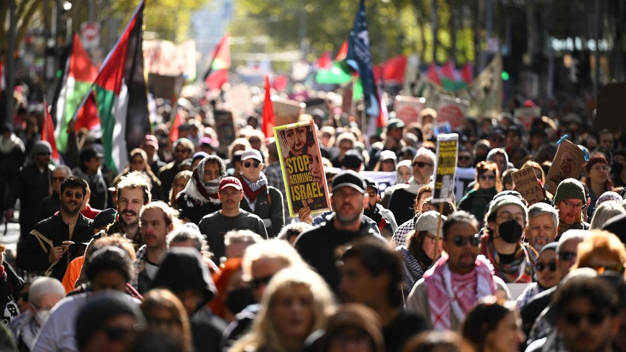 A file photo from a protest