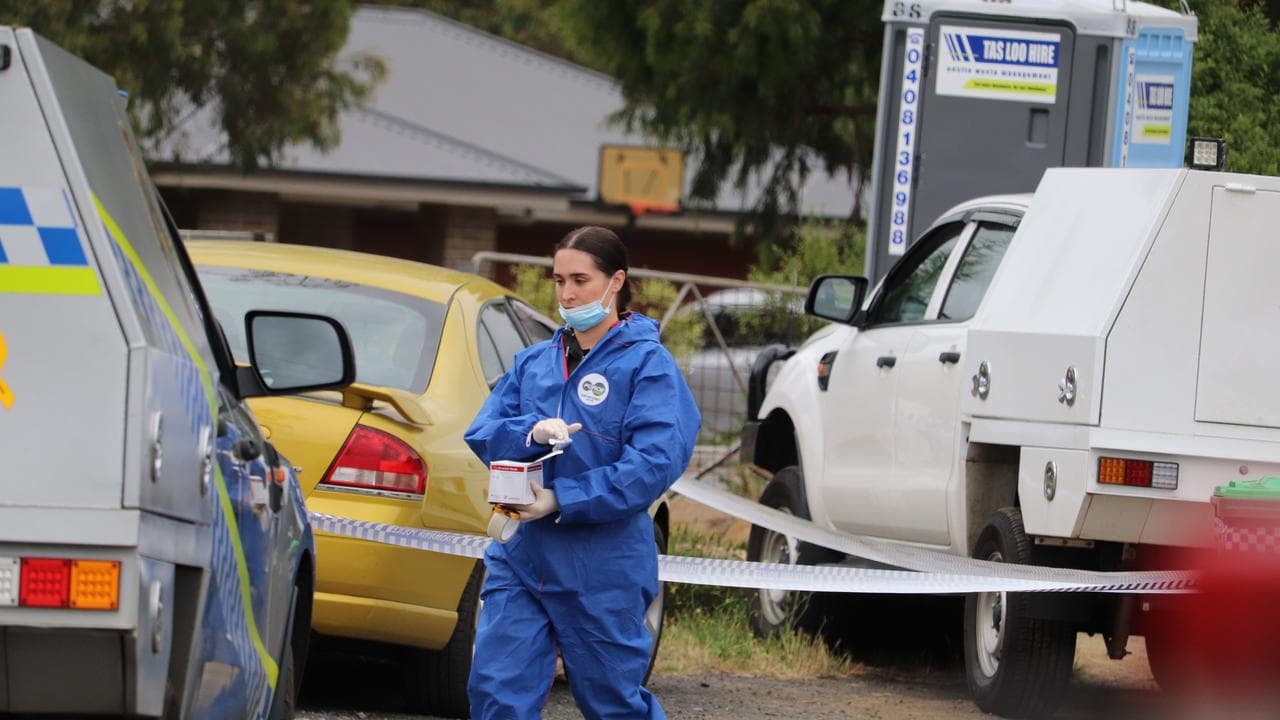 The homicide scene (file)