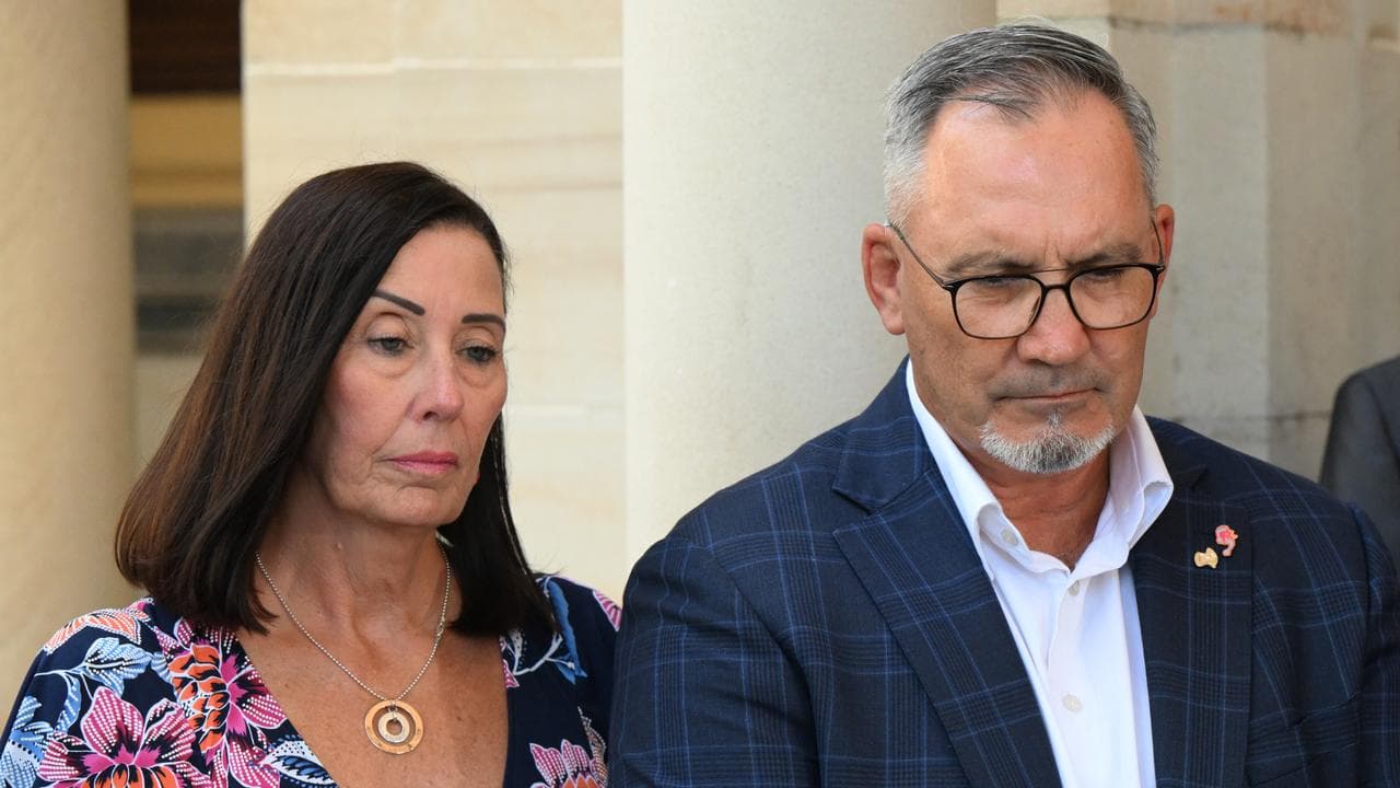 Sue and Lloyd Clarke, parents of DV murder victim Hannah Clarke