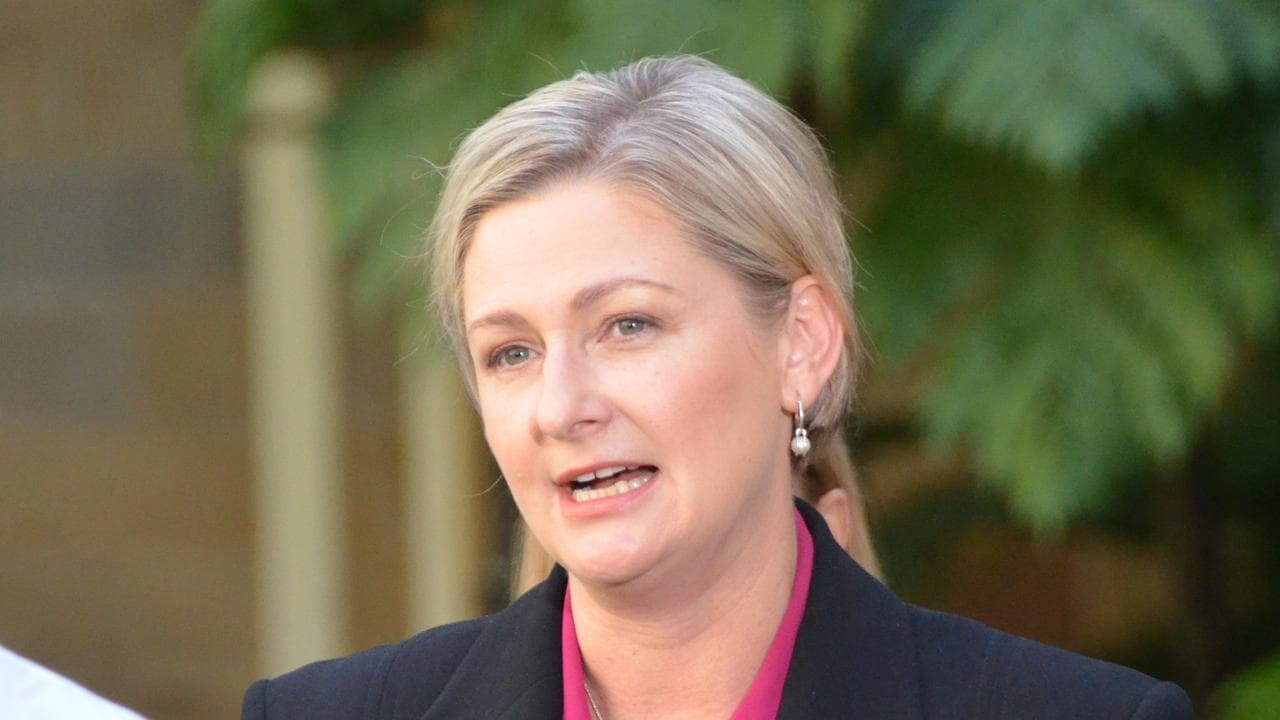 Minister Amanda Camm at Queensland Parliament, Brisbane
