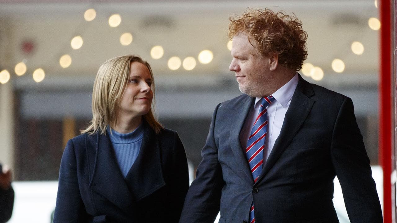 Richard Boyle with his wife Louise