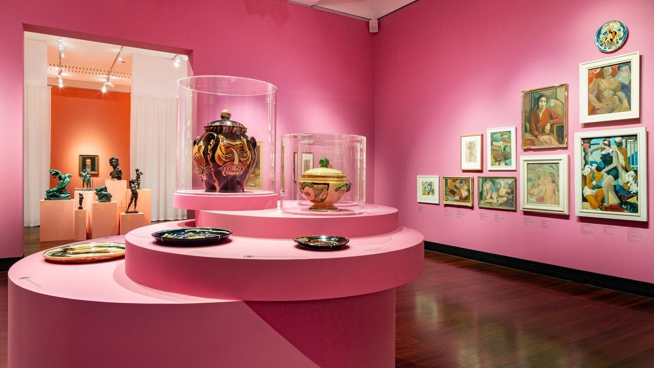 Works from the Dangerously Modern exhibition