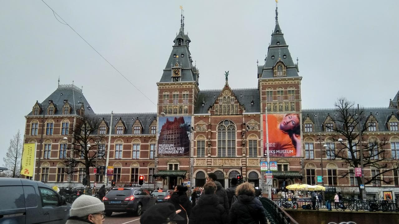 The Rijksmuseum in Amsterdam