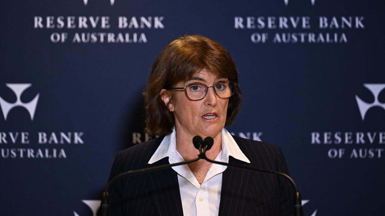 RBA governor Michele Bullock