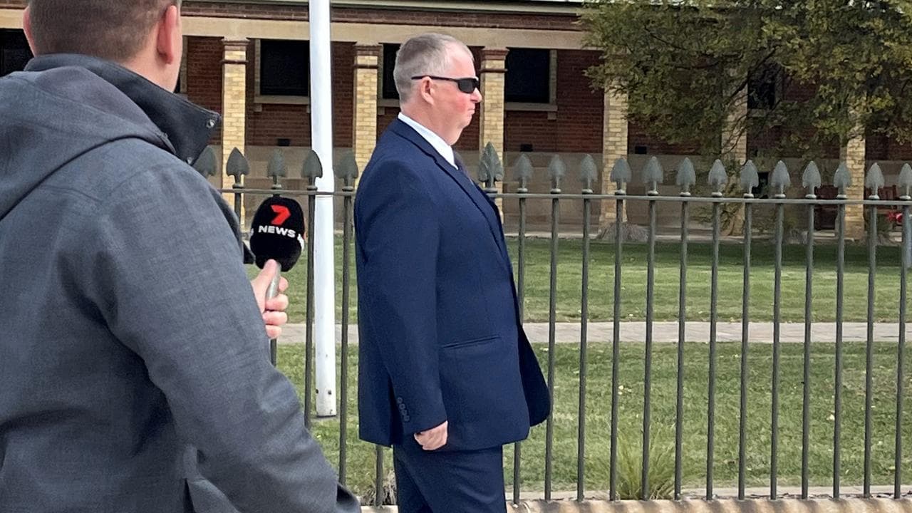 Paul Larnach leaves Bathurst Courthouse