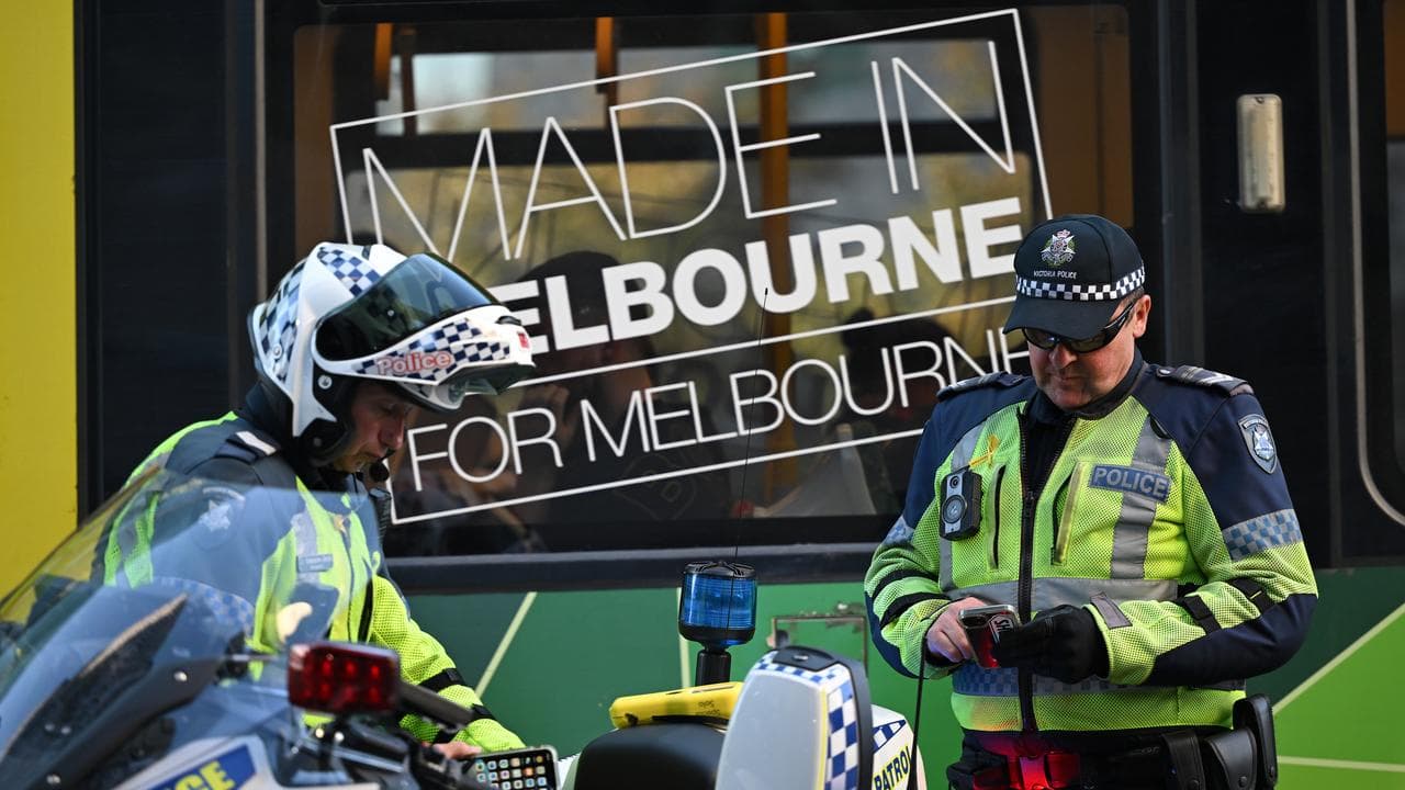 Victorian Police officers (file image)