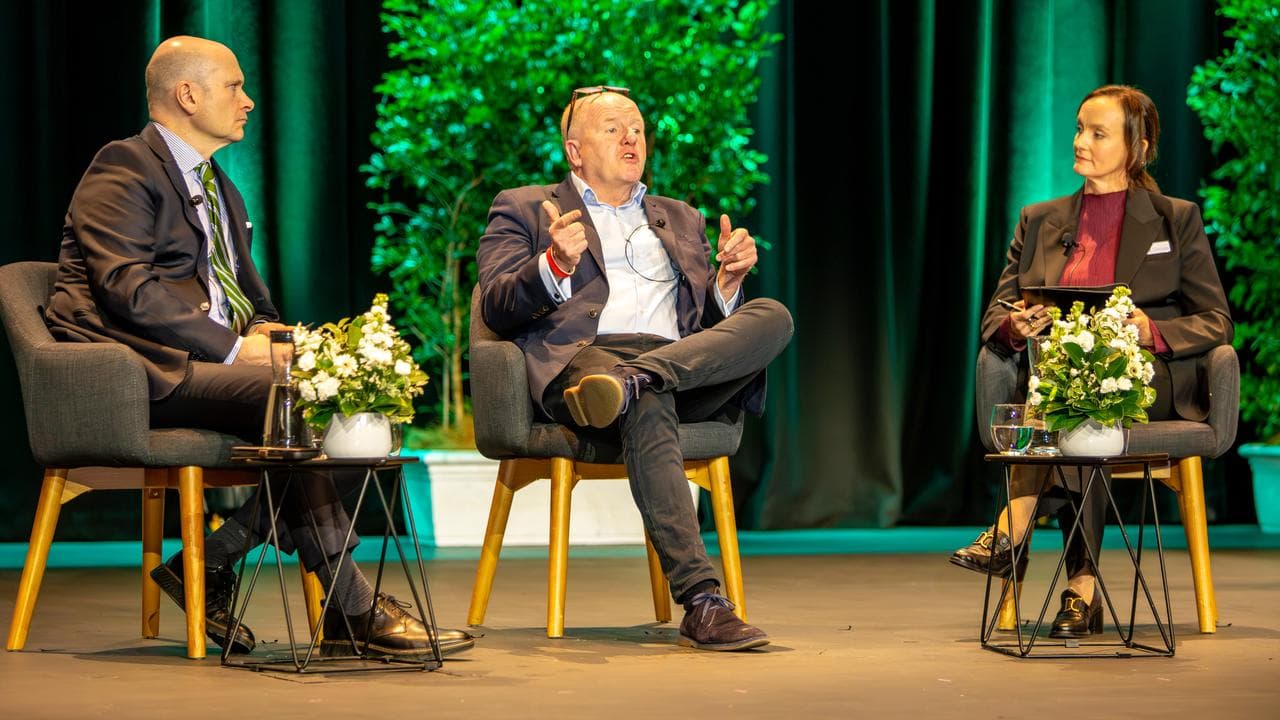 Timothy Lynch, Paul Clements-Hunt and Estelle Parker