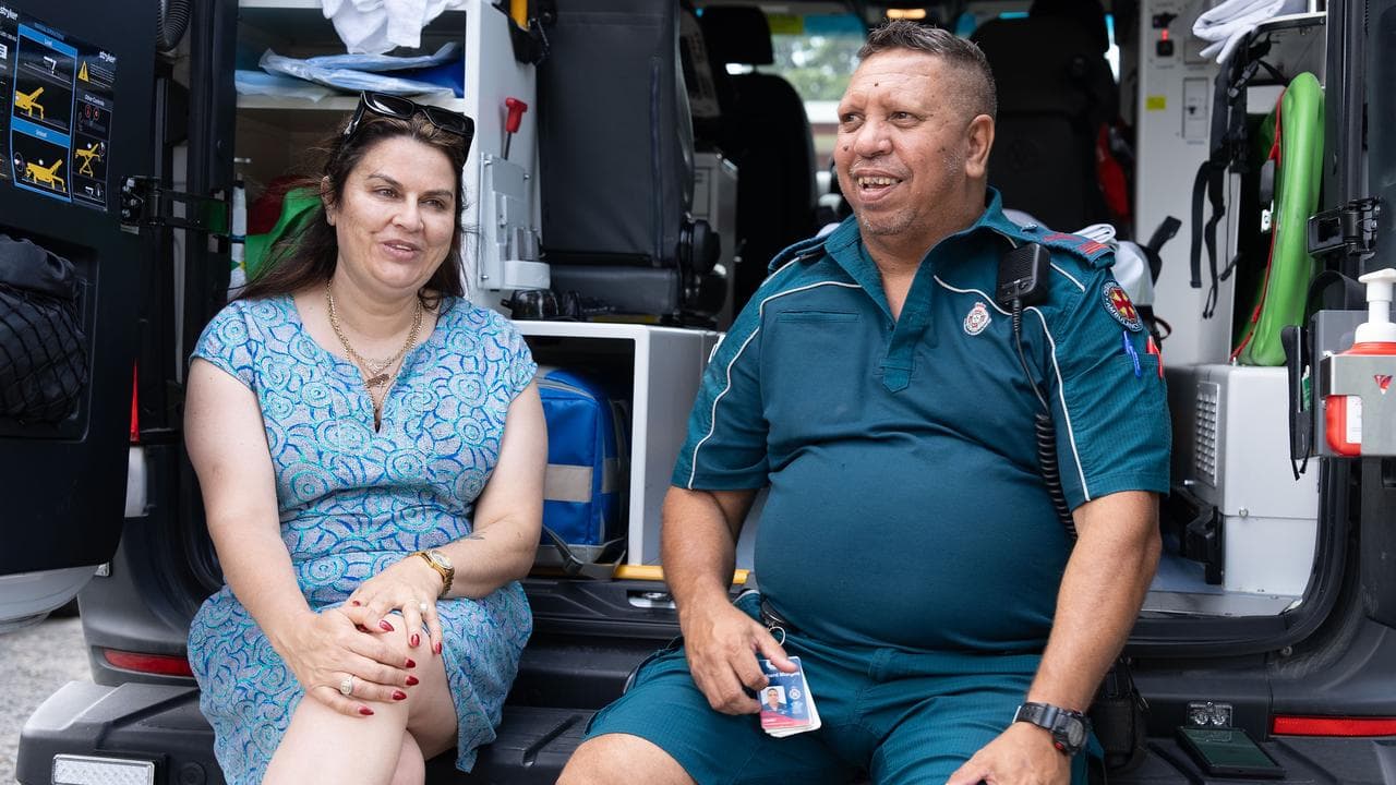 Our Medicine's Karla Hart and paramedic Richard Murgha