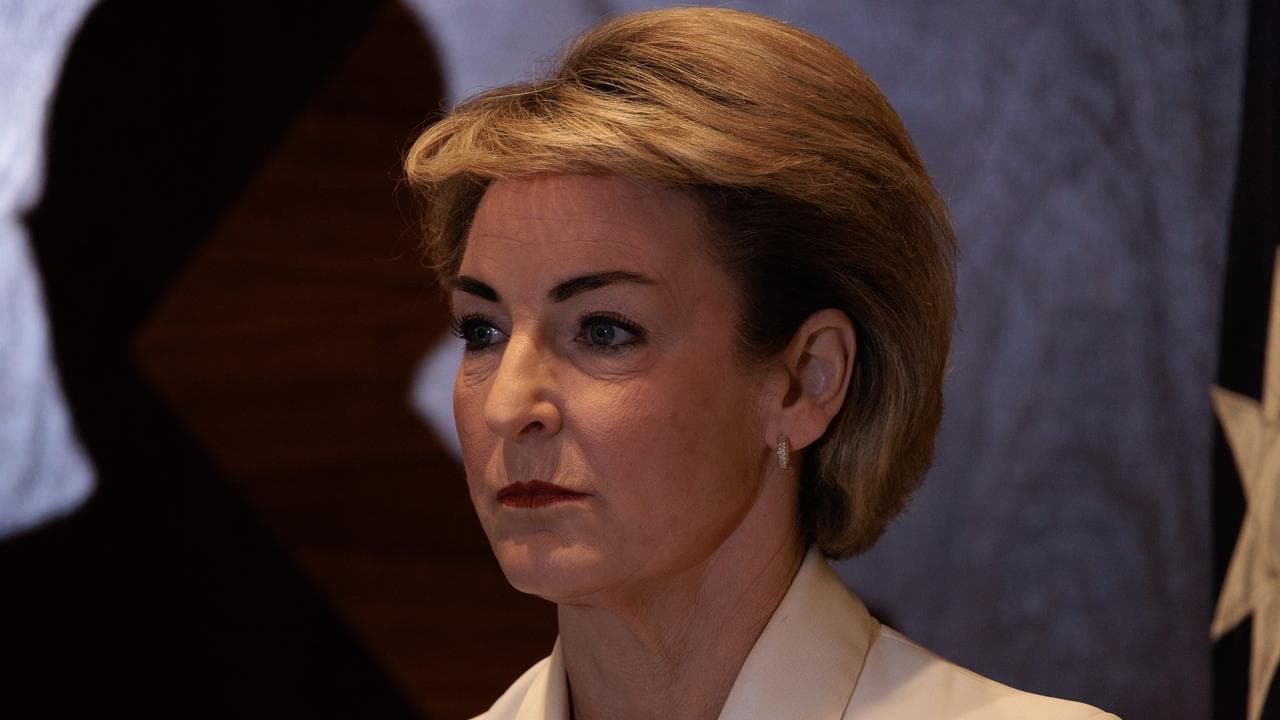 Michaelia Cash at a press conference