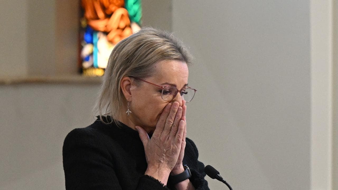 Sussan Ley delivers the eulogy at her mother's funeral.