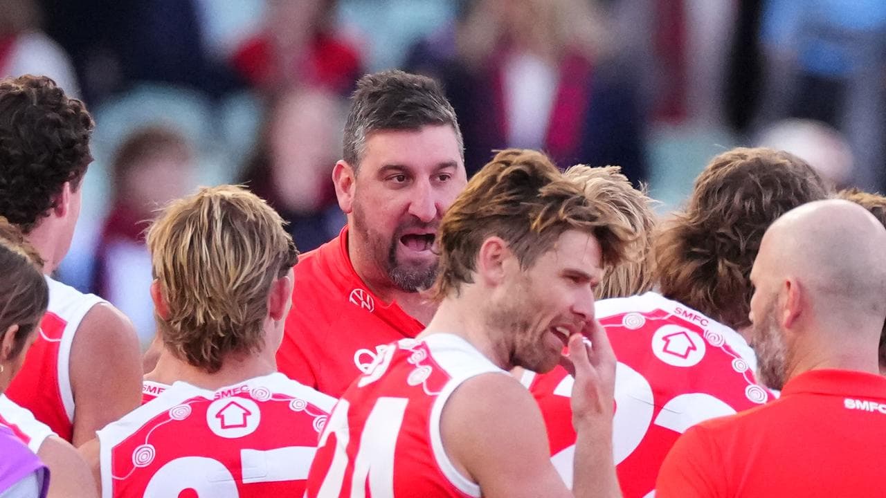 Swans head coach Dean Cox