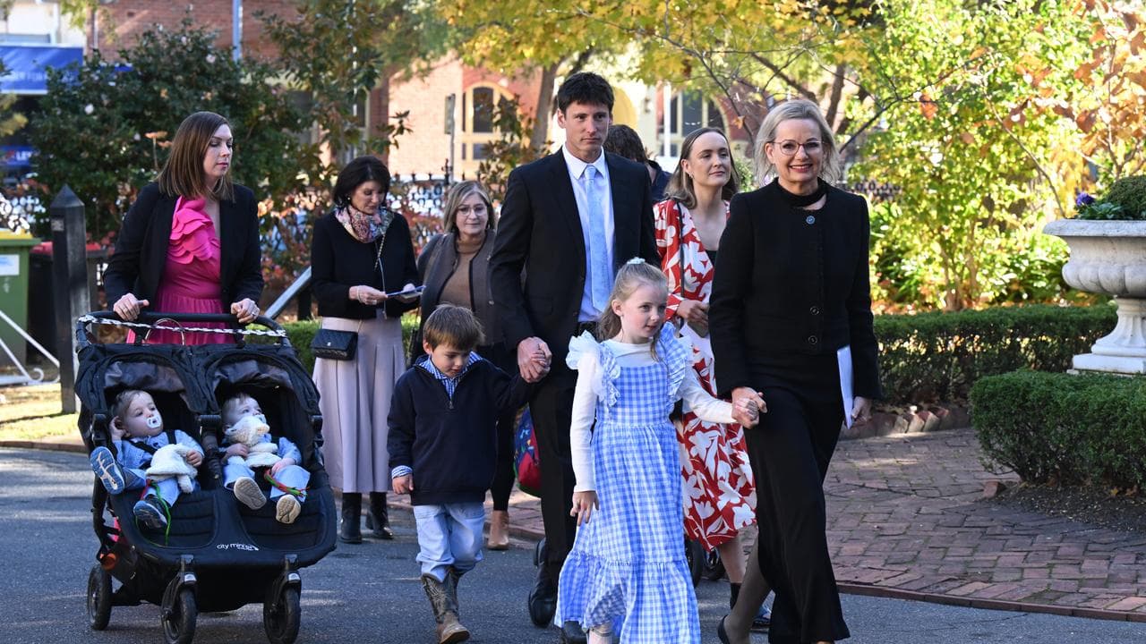Opposition Leader Sussan Ley and members of her family
