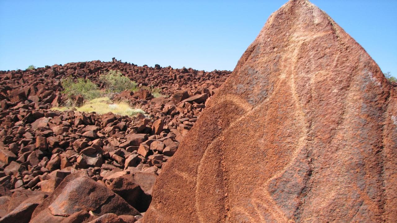 Murujuga rock art.