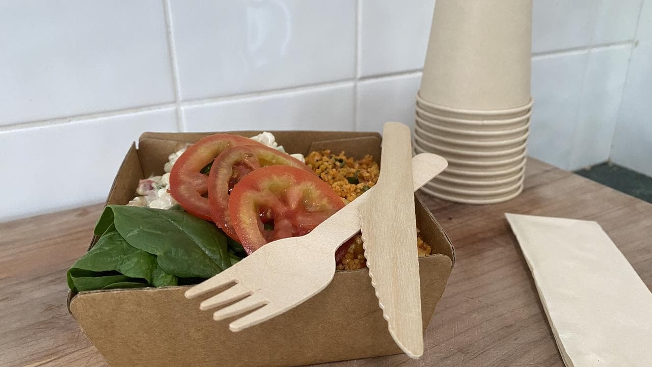 A file photo of food packaging