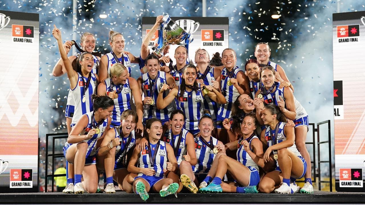 Reigning AFLW premiers North Melbourne.