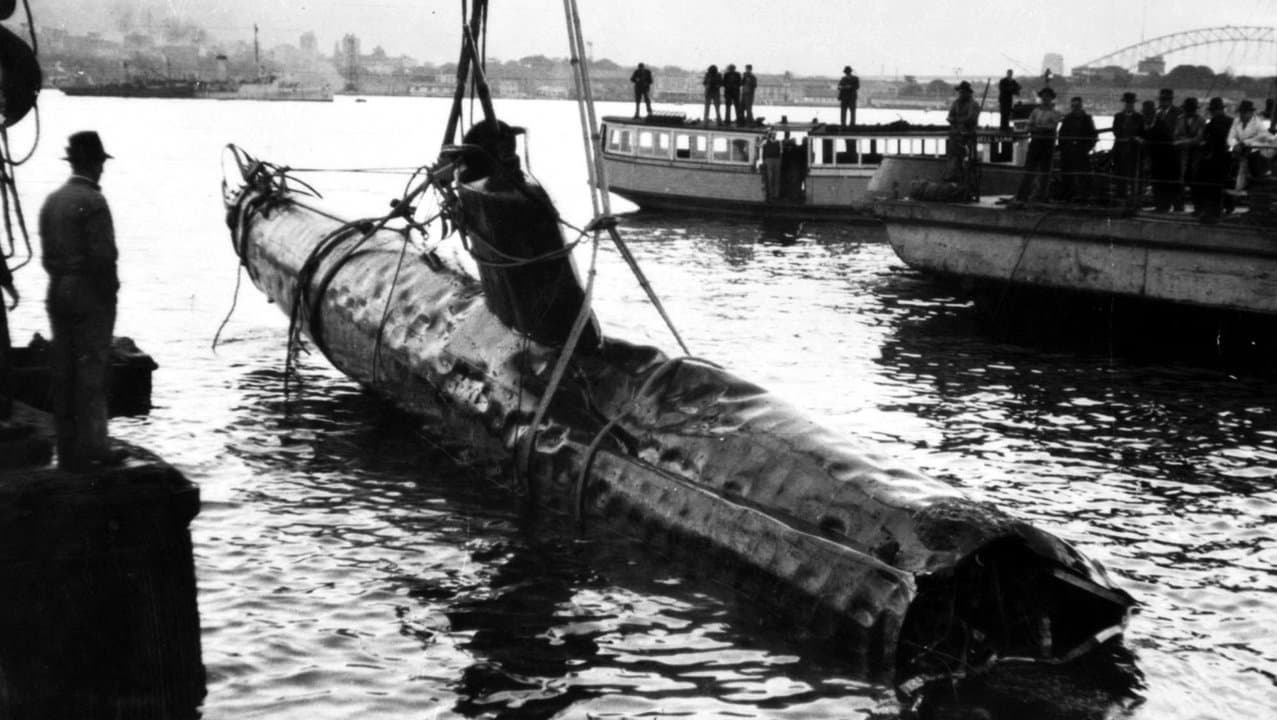 A Japanese midget submarine