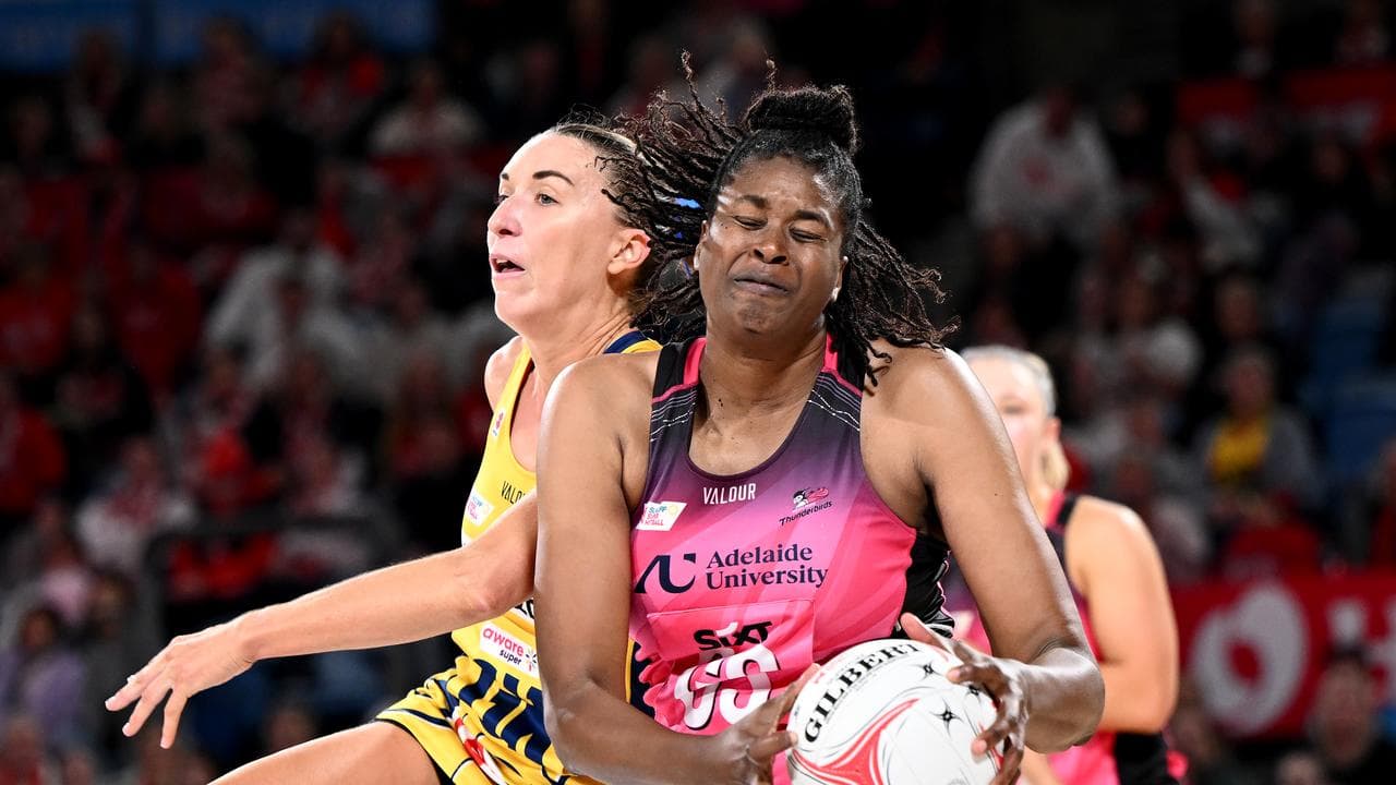 Sarah Klau (left) and Adelaide's Romelda Aiken-George