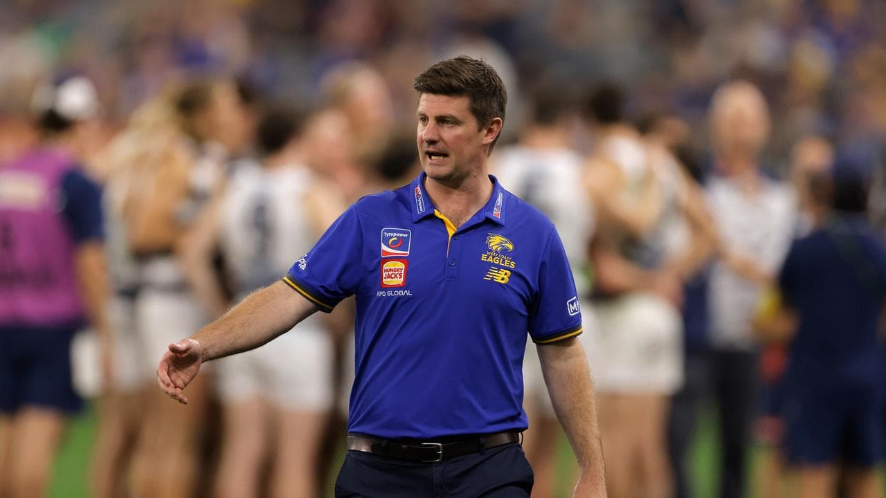 Eagles coach Andrew McQualter