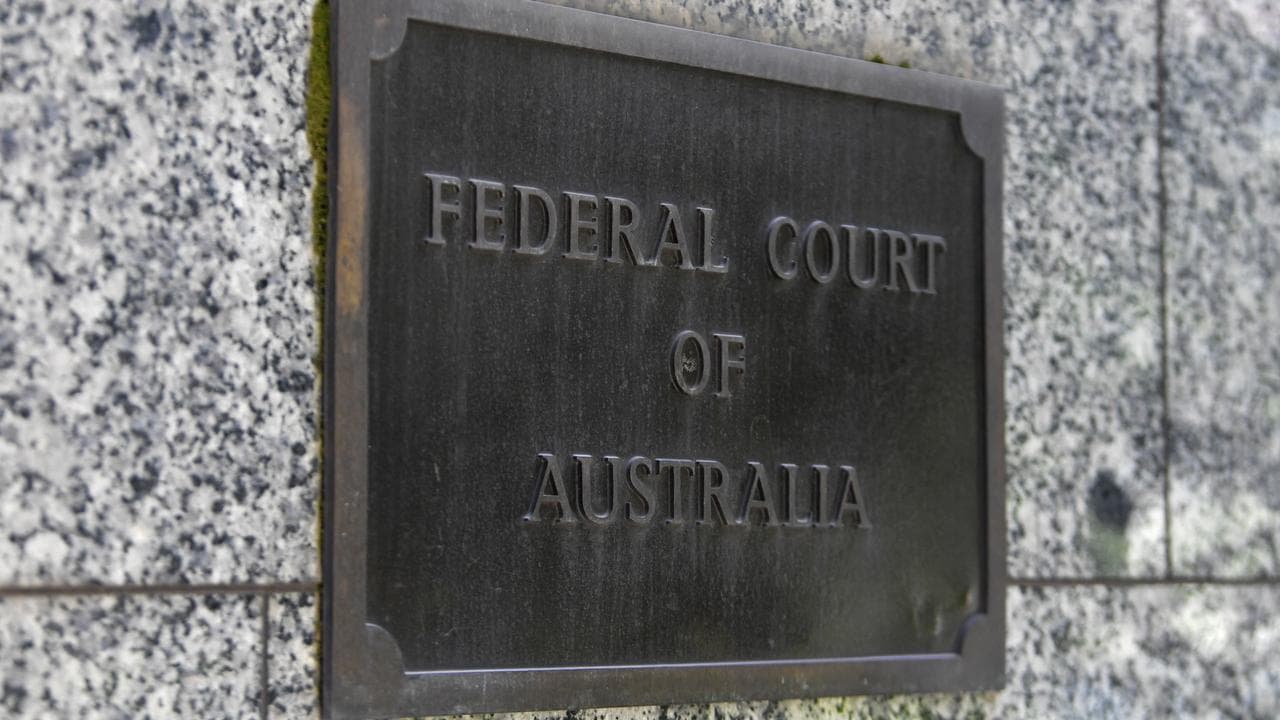 Signage for the Federal Court (file image)