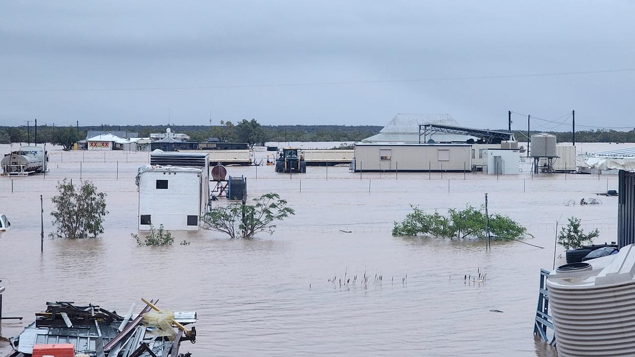 Floodwaters in Adavale