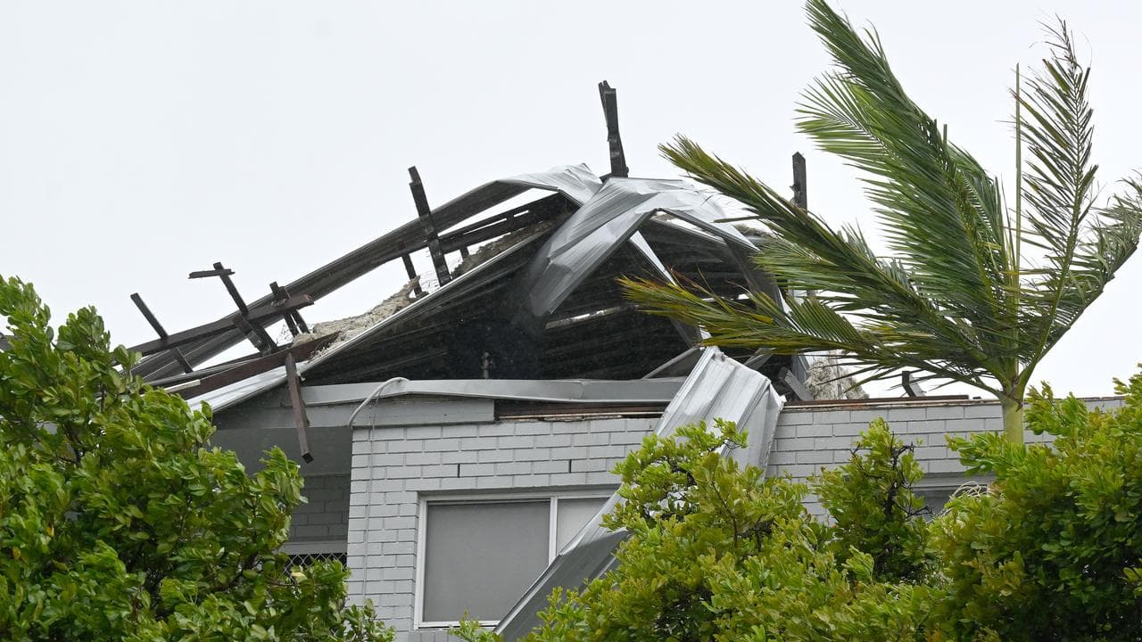 Cyclone damage to holiday apartments in Labrador, Queensland