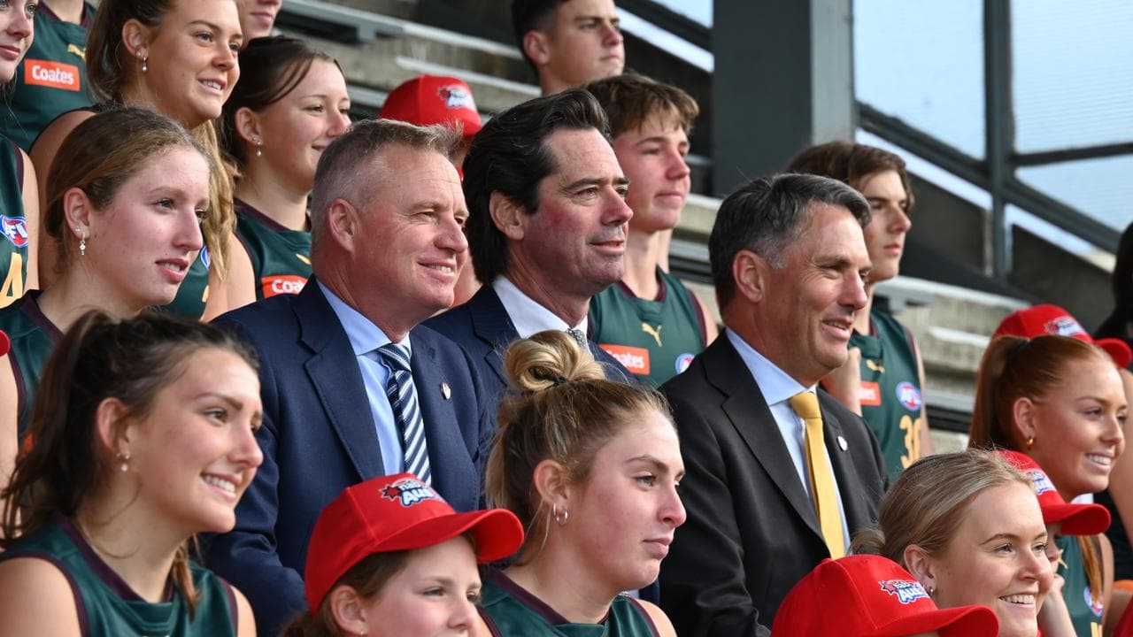 Tasmanian Premier Jeremy Rockliff (middle row, second left)