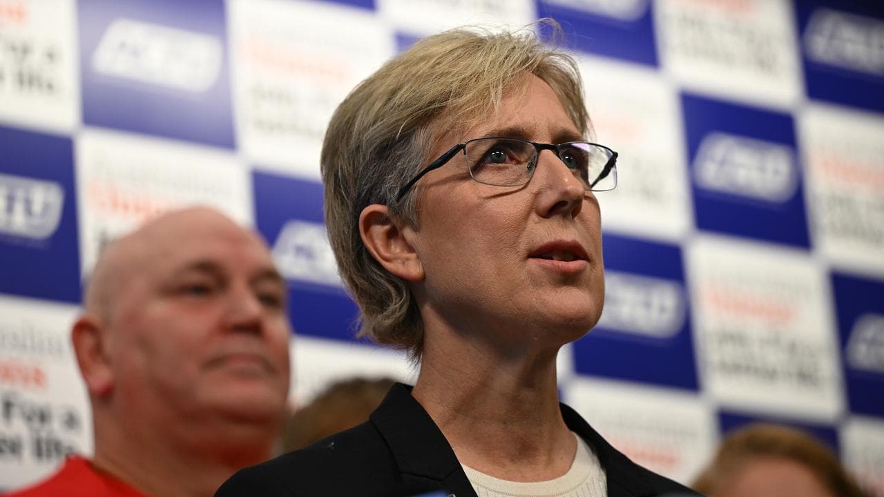 ACTU Secretary Sally McManus after the Fair Work Commission decision