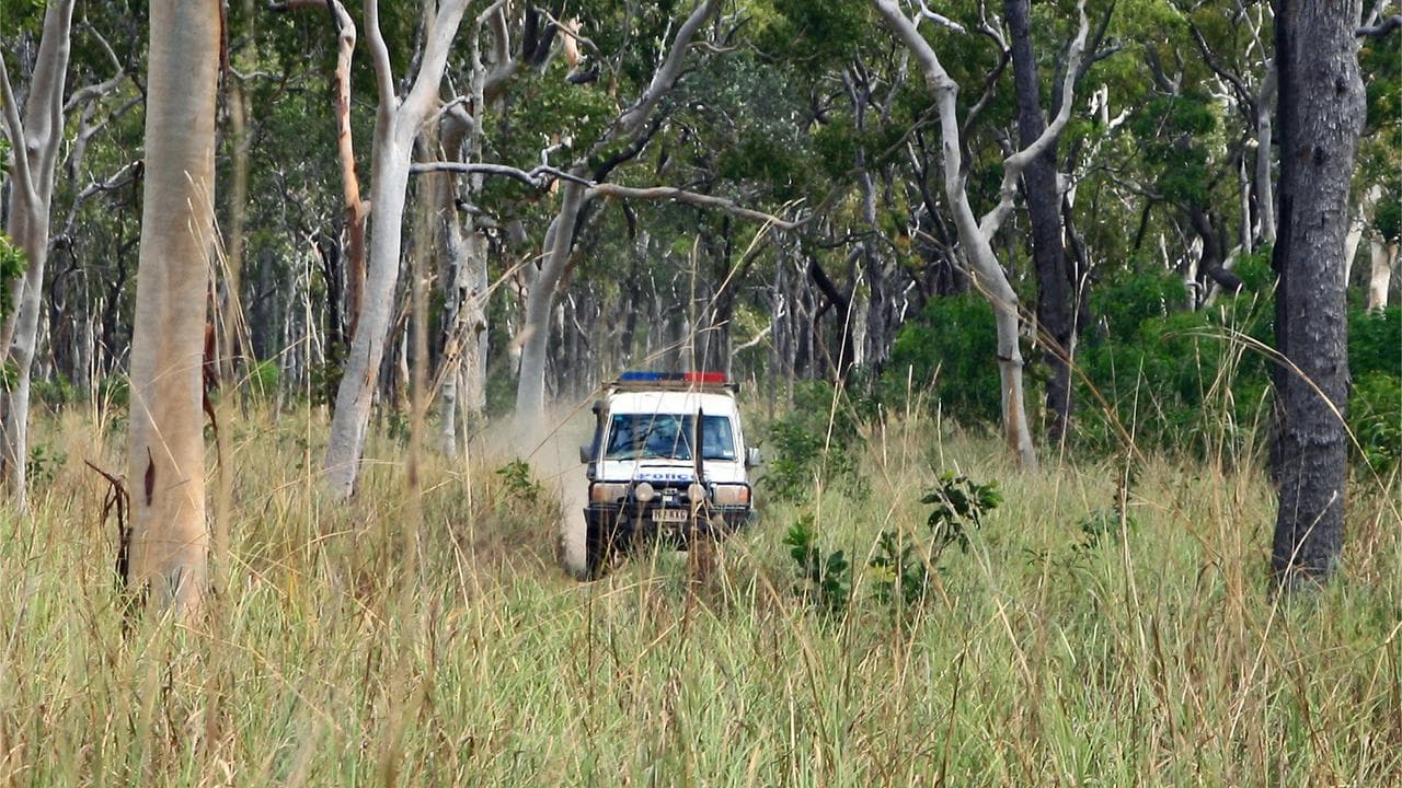 Police conducting a search at a national park in Gin Gin, Queensland